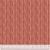 54109-7 RED - CHEVORN STRIPE - A VERY TERRI CHRISTMAS by Terri Degenkolb for Windham Fabrics [Panel is on our panel page]