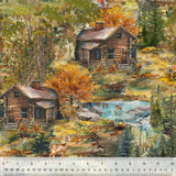 54623-5 EARTHY - FALL GETAWAY - MICHIGAN SHOP HOP 2025 by Whistler Studios for Windham Fabrics