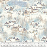 54679-1 SNOW - INTO THE VILLAGE - WINTER WHISPER by Whistler Studios for Windham Fabrics