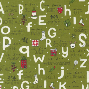 55660 23 A TO Z PINE - ON DASHER by Sweetwater for Moda Fabrics