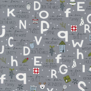 55660 25 A TO Z STORMY - ON DASHER by Sweetwater for Moda Fabrics