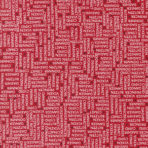 55663 12 THE HERD RED - ON DASHER by Sweetwater for Moda Fabrics