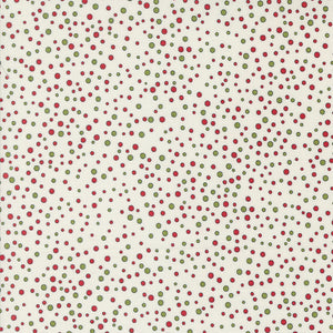 55665 11 SNOWBALLS VANILLA - ON DASHER by Sweetwater for Moda Fabrics