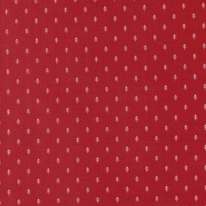 55668 12 TINY TREES RED - ON DASHER by Sweetwater for Moda Fabrics