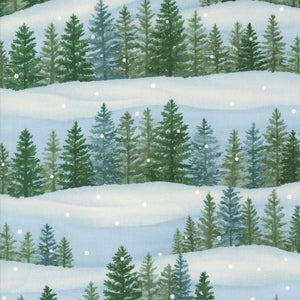 56091 12 SKY BLUE - WOODLAND WINTER by Deb Strain for Moda Fabrics