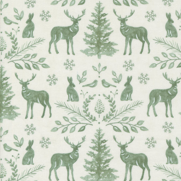 56092 11 SNOWY WHITE- WOODLAND WINTER by Deb Strain for Moda Fabrics