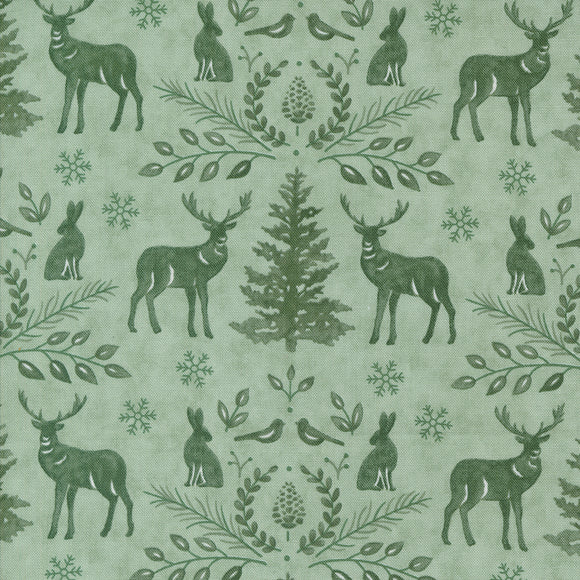 56092 16 EUCALYPTUS - WOODLAND WINTER by Deb Strain for Moda Fabrics