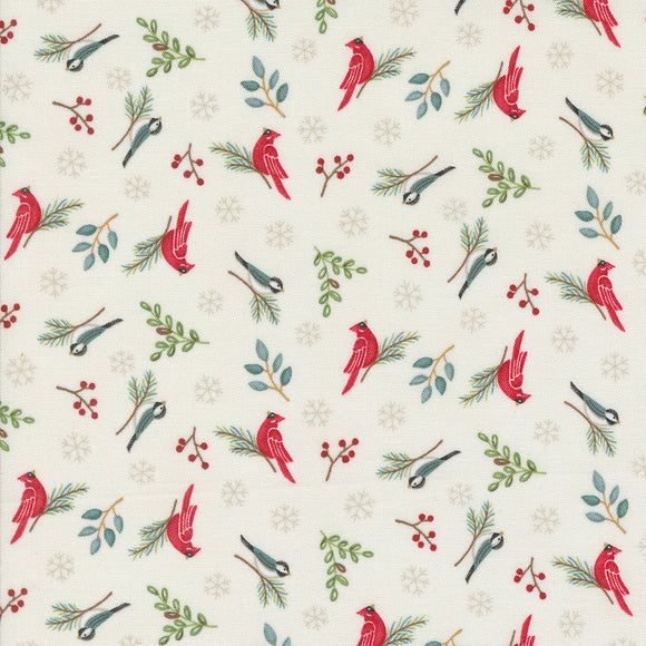 56096 11 SNOWY WHITE - WOODLAND WINTER by Deb Strain for Moda Fabrics