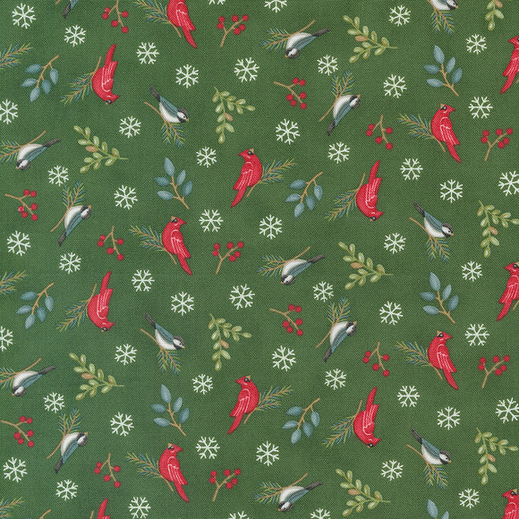 56096 14 PINE GREEN - WOODLAND WINTER by Deb Strain for Moda Fabrics