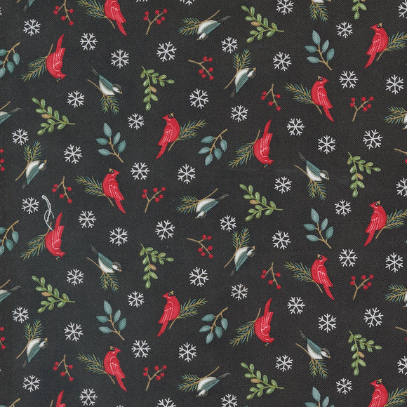 56096 17 CHARCOAL BLACK - WOODLAND WINTER by Deb Strain for Moda Fabrics