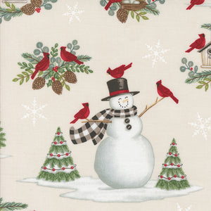 56130 11 SNOWY WHITE - WINTER FRIENDS by Deb Strain for Moda Fabrics