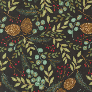 56131 18 CHARCOAL BLACK - WINTER FRIENDS by Deb Strain for Moda Fabrics