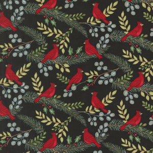 56132 18 CHARCOAL BLACK - WINTER FRIENDS by Deb Strain for Moda Fabrics