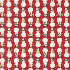 56135 17 BERRY RED - WINTER FRIENDS by Deb Strain for Moda Fabrics