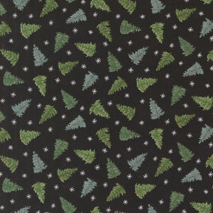56136 18 CHARCOAL BLACK - WINTER FRIENDS by Deb Strain for Moda Fabrics