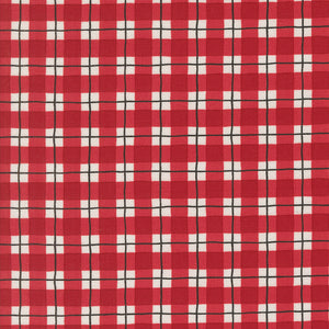 56137 17 BERRY RED - WINTER FRIENDS by Deb Strain for Moda Fabrics