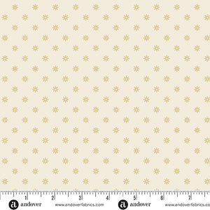 A-1202-L CREAM SUNSHINE - RAMBLING ROSE by Renee Nanneman for Andover Fabrics