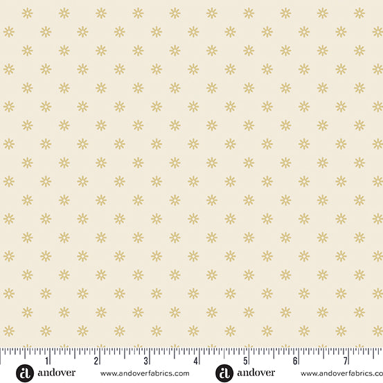 A-1202-L CREAM SUNSHINE - RAMBLING ROSE by Renee Nanneman for Andover Fabrics