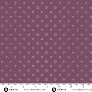 A-1202-P PURPLE HAZE SUNSHINE - RAMBLING ROSE by Renee Nanneman for Andover Fabrics