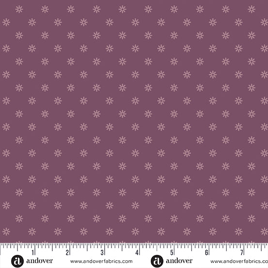 A-1202-P PURPLE HAZE SUNSHINE - RAMBLING ROSE by Renee Nanneman for Andover Fabrics