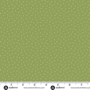 A-1234-G GREEN - TWINKLE by Laundry Basket Quilts for Andover Fabrics