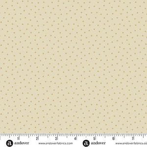 A-1234-L BISQUE - TWINKLE by Laundry Basket Quilts for Andover Fabrics