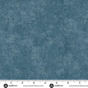 A-1285-B1 DENIM - TEA DYE by Laundry Basket Quilts for Andover Fabrics