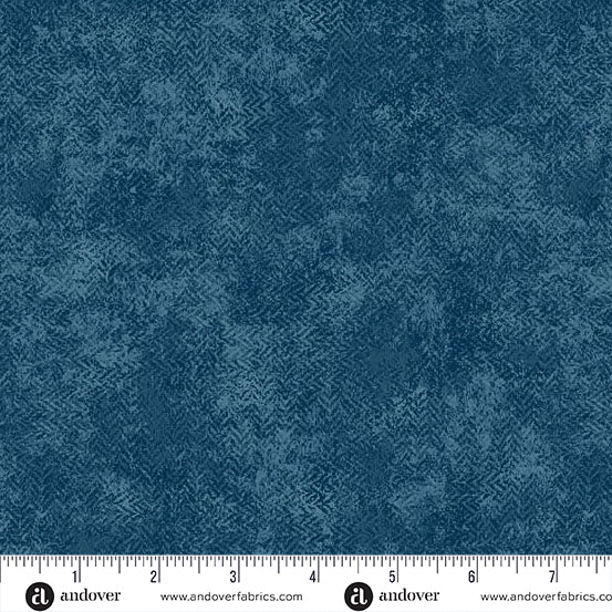 A-1285-B INDIGO - TEA DYE by Laundry Basket Quilts for Andover Fabrics