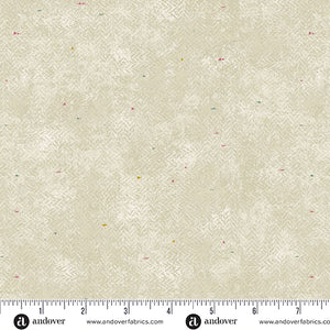 A-1285-C2 SAND - TEA DYE by Laundry Basket Quilts for Andover Fabrics