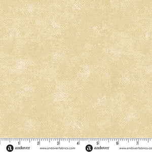 A-1285-L CREAM - TEA DYE by Laundry Basket Quilts for Andover Fabrics