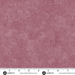 A-1285-P RASPBERRY - TEA DYE by Laundry Basket Quilts for Andover Fabrics