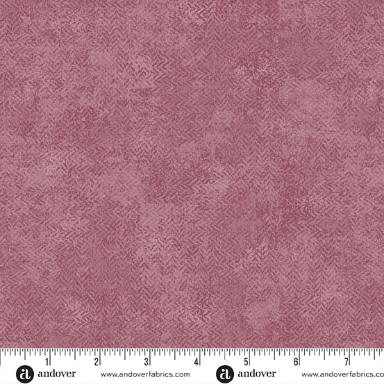 A-1285-P RASPBERRY - TEA DYE by Laundry Basket Quilts for Andover Fabrics