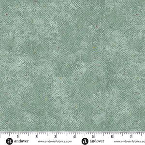 A-1285-T EUCALYPTUS - TEA DYE by Laundry Basket Quilts for Andover Fabrics