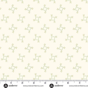 A-1301-LG CLOVERS- PINWHEEL - PEBBLES by Laundry Basket Quilts for Andover Fabrics