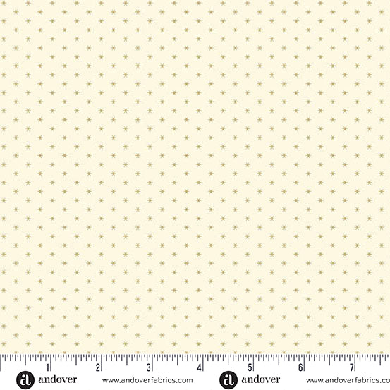 A-1304-L BRASS - SPARKLER - PEBBLES by Laundry Basket Quilts for Andover Fabrics