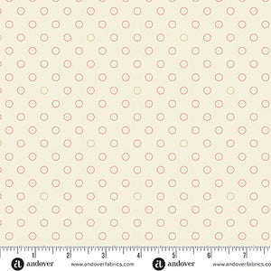 A-1306-LE STARGAZER LILY - SPOTS AND DOTS- PEBBLES by Laundry Basket Quilts for Andover Fabrics