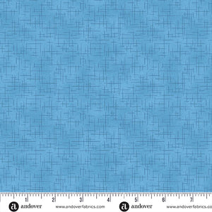 A-1527-B1 POWDER - RETRO STITCH by Andover Fabrics for Andover Fabrics