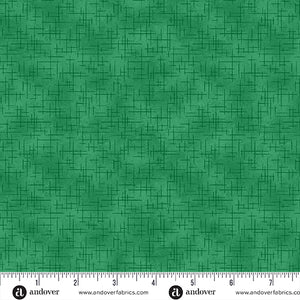 A-1527-G2 FOREST - RETRO STITCH by Andover Fabrics for Andover Fabrics