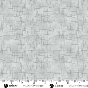 A-1527-LC SMOKE - RETRO STITCH by Andover Fabrics for Andover Fabrics