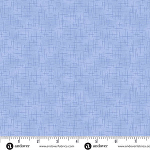 A-1527-LP PERIWINKLE - RETRO STITCH by Andover Fabrics for Andover Fabrics