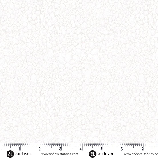 A-1633-L SNOW - PEBBLES - HEIMA by Gudrun Eria of GE Designs for Andover Fabrics