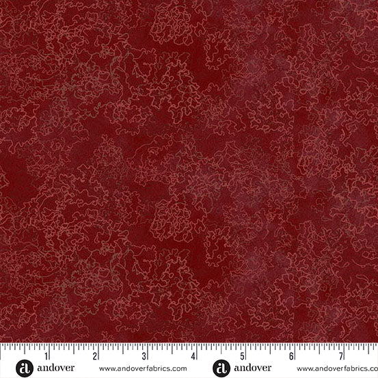A-1634-R RHUBARD - AURORA - HEIMA by Gudrun Eria of GE Designs for Andover Fabrics