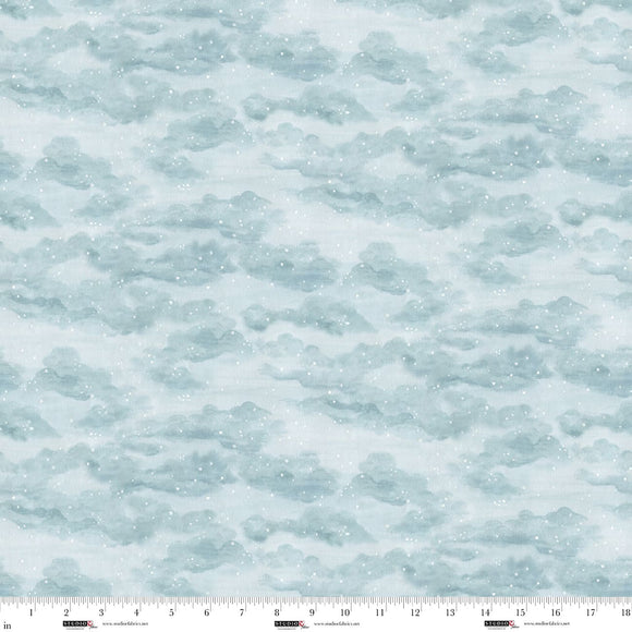 8434 17 ICE - CLOUDS - HAZY SHADES OF WINTER by Funny Girl for Studio e Fabrics