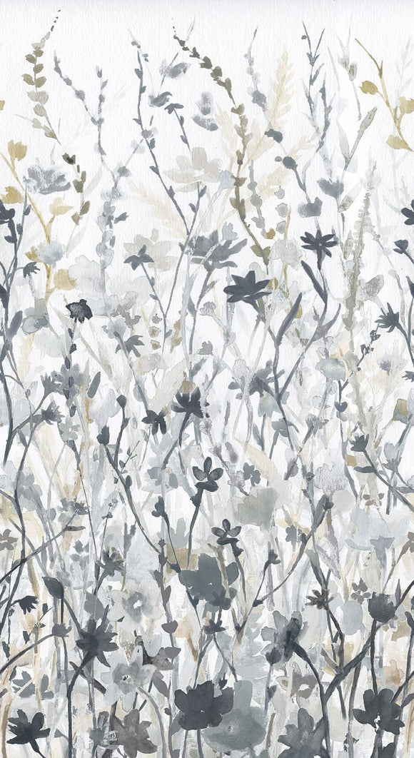 8436 11 PEARL - WINTER FLORAL - HAZY SHADES OF WINTER by Funny Girl for Studio e Fabrics