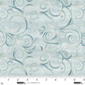 8440 17 ICE - WINDY SWIRL - HAZY SHADES OF WINTER by Funny Girl for Studio e Fabrics