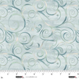8440 17 ICE - WINDY SWIRL - HAZY SHADES OF WINTER by Funny Girl for Studio e Fabrics