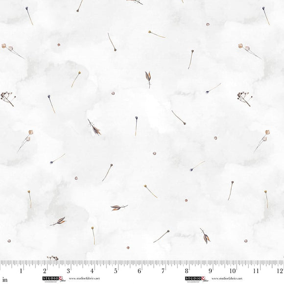 8441 11 PEARL - DRY DITSY - HAZY SHADES OF WINTER by Funny Girl for Studio e Fabrics