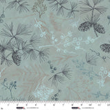 8442-78 MINT - TREE BITS - HAZY SHADES OF WINTER by Funny Girl for Studio e Fabrics