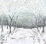 8434 17 ICE - CLOUDS - HAZY SHADES OF WINTER by Funny Girl for Studio e Fabrics