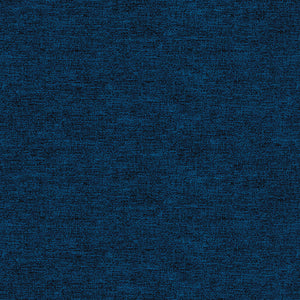 9636-11 COTTON SHOT NAVY - by Amanda Murphy for Benartex Designer Fabrics